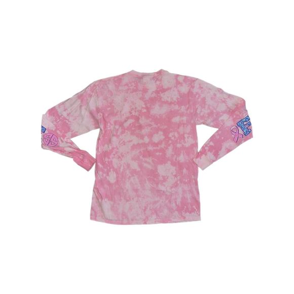 Simply Southern Breast Cancer Hope Bleached Long Sleeve Tee - Picture 2 of 5